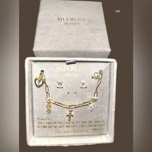 *new* Melrose Designs Necklace & Earrings set